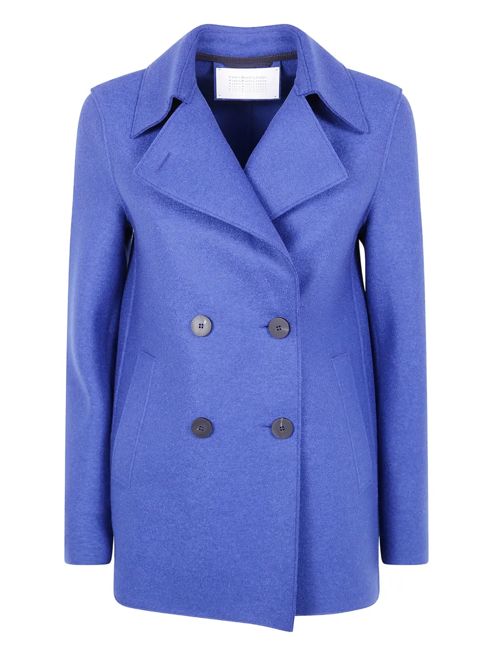 double-breasted wool coat