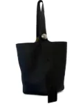 LOEWE Pebble button-detail tote bag - Black
