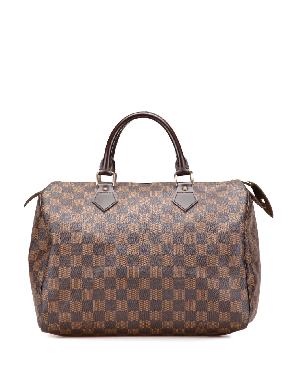 Louis Vuitton Pre-Owned 2006 Damier Ebene Speedy 30 boston bag - ブラウン Louis Vuitton Pre-Owned 2006 Damier Ebene Speedy 30 boston bag - ブラウン