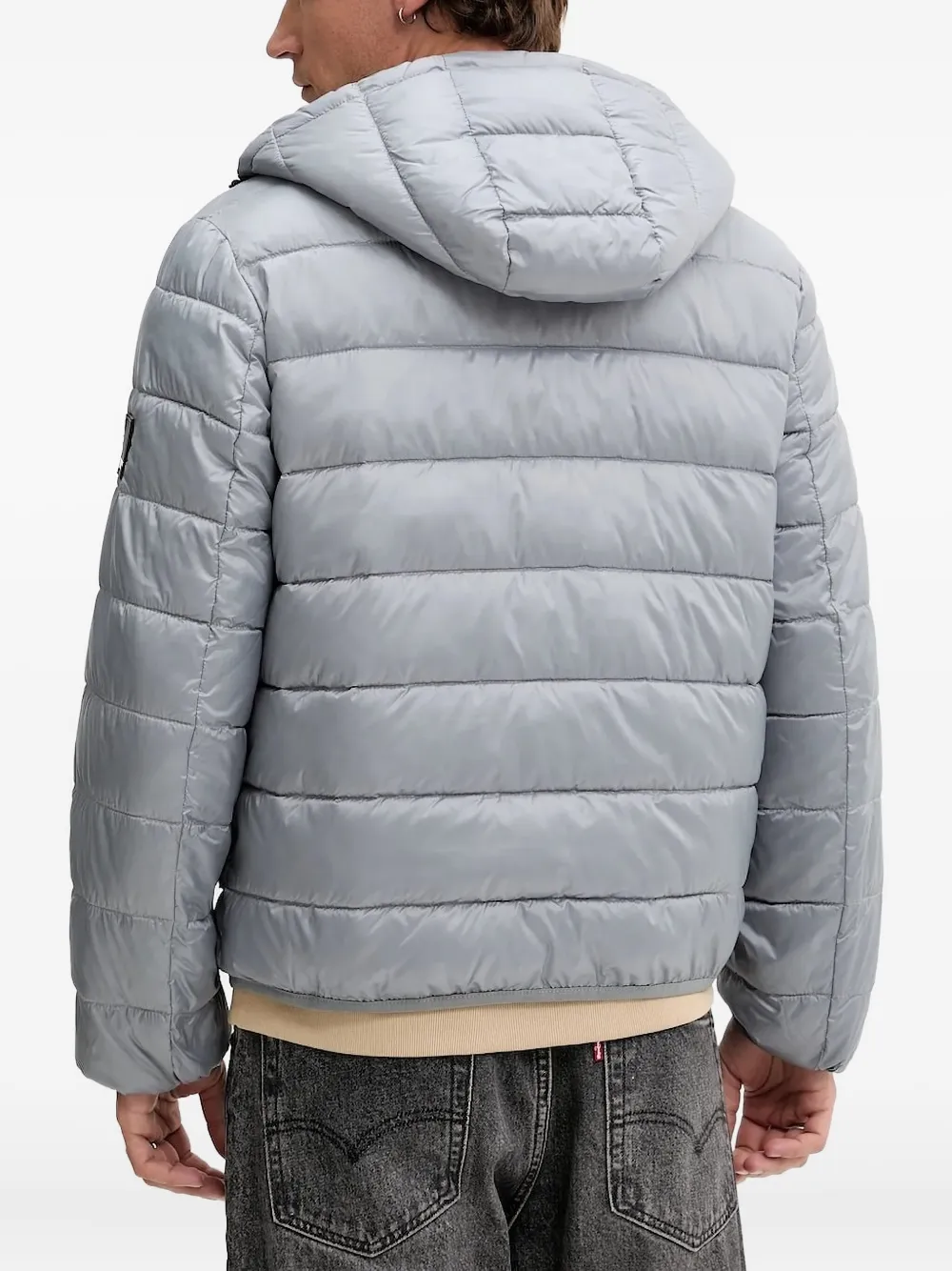 Karl Lagerfeld Jeans quilted hooded jacket | Hooded Jackets | Image 2