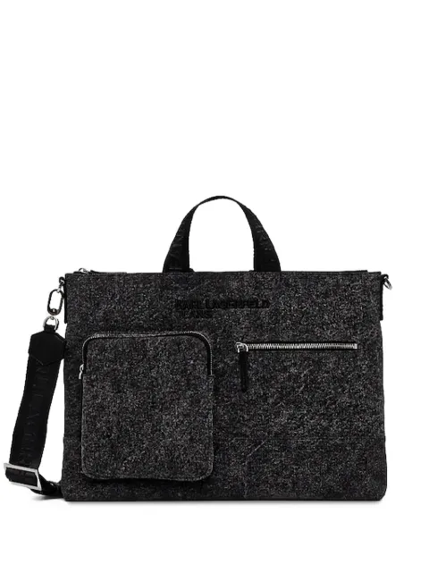 Karl Lagerfeld Jeans zipped-pocket holdall