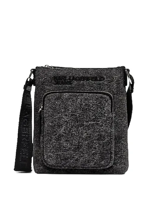 Karl Lagerfeld Jeans logo messenger bag