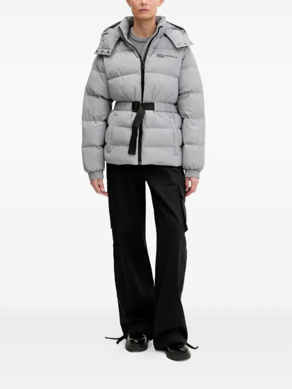 Daunenjacken Daunenjacke Lagerfeld Puffer Jacke Karl Lagerfeld