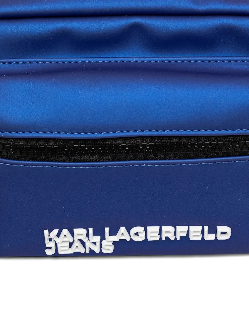 Karl Lagerfeld Jeans logo shoulder bag Blauw