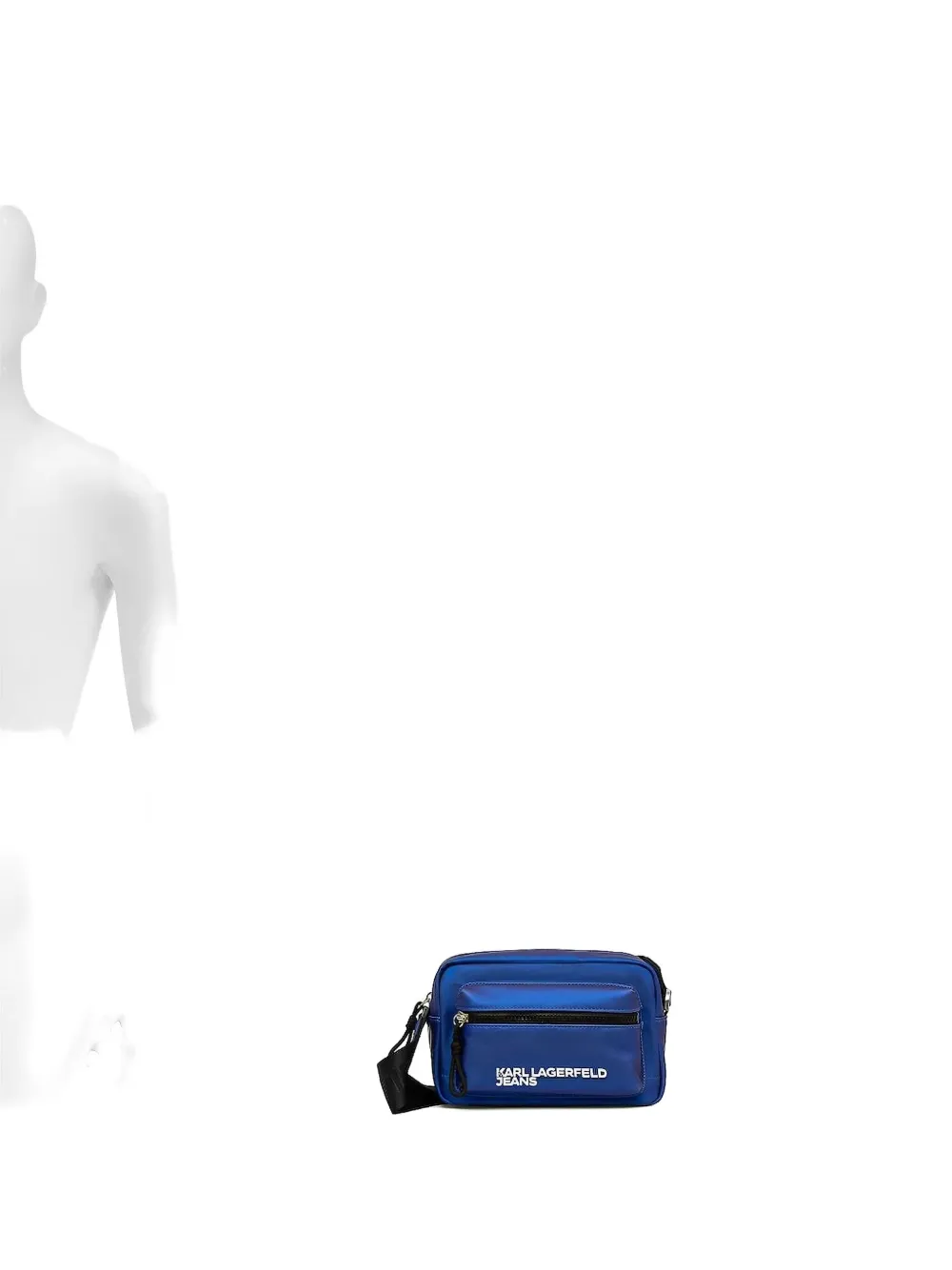 Karl Lagerfeld Jeans logo shoulder bag Blauw