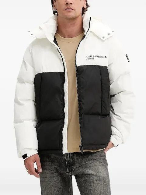 Karl Lagerfeld Jeans hooded puffer jacket