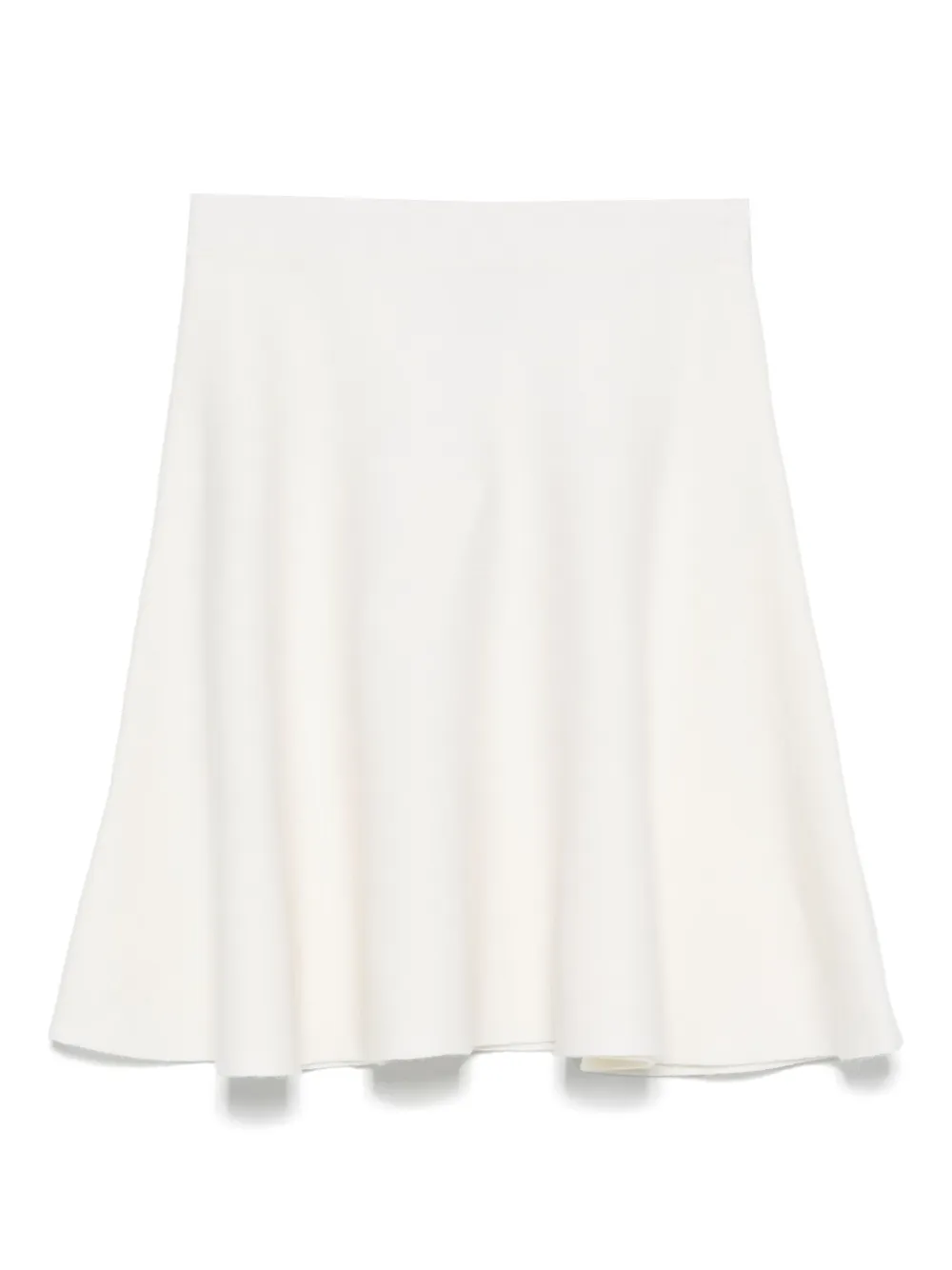 Max Mara Wollen flared rok Beige