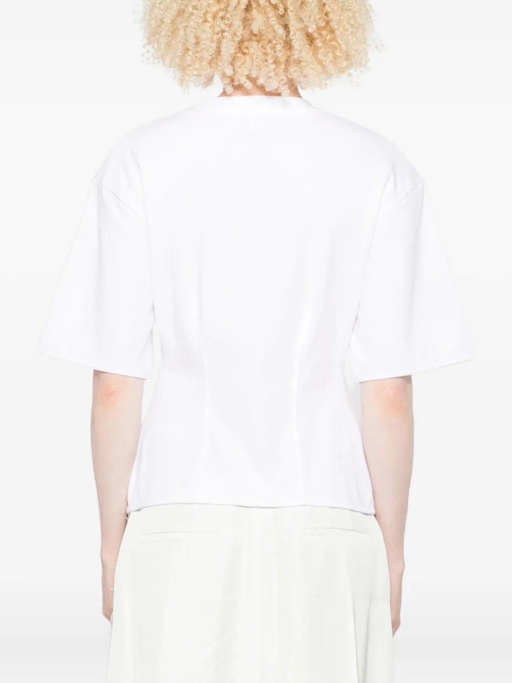 Alexander McQueen T-shirt met ronde hals Wit