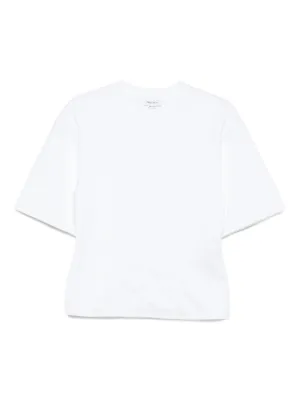 Givenchy logo-print Cropped long-sleeve t-shirt | White | FARFETCH
