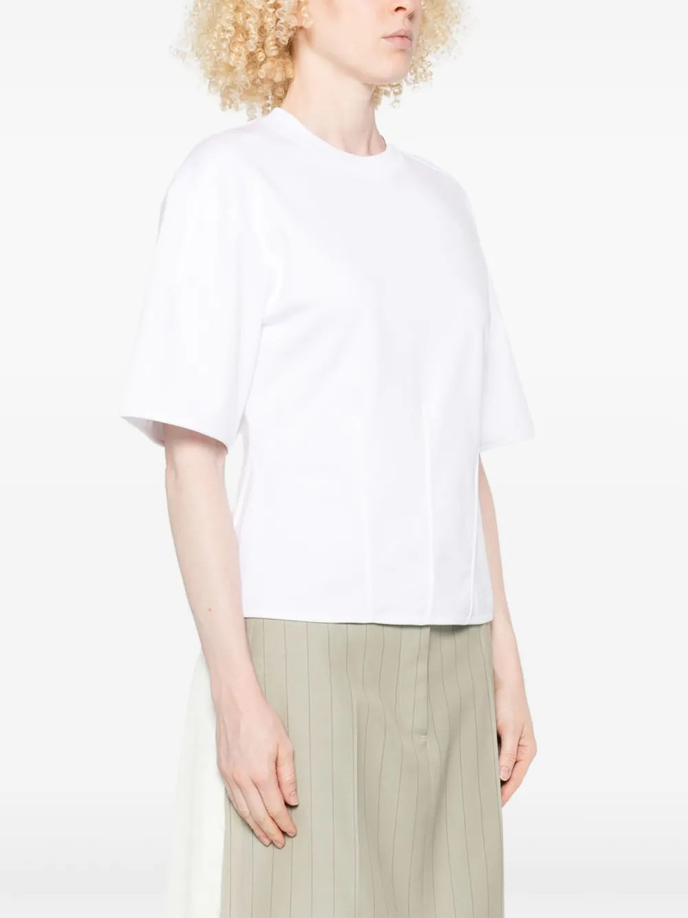 Alexander McQueen T-shirt met ronde hals Wit