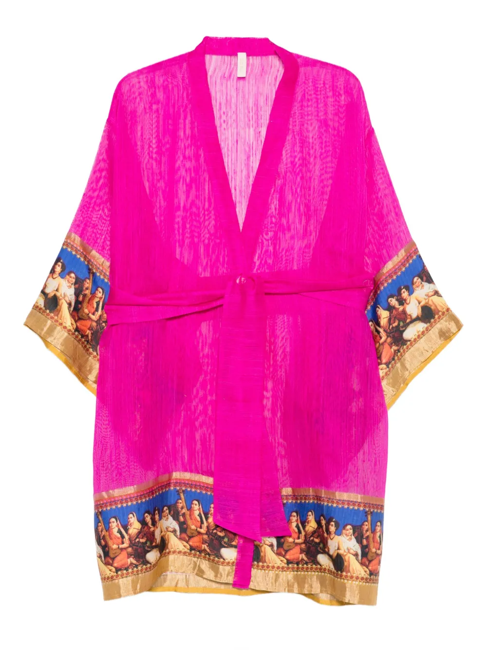 Dolci Follie Badjas met print Roze