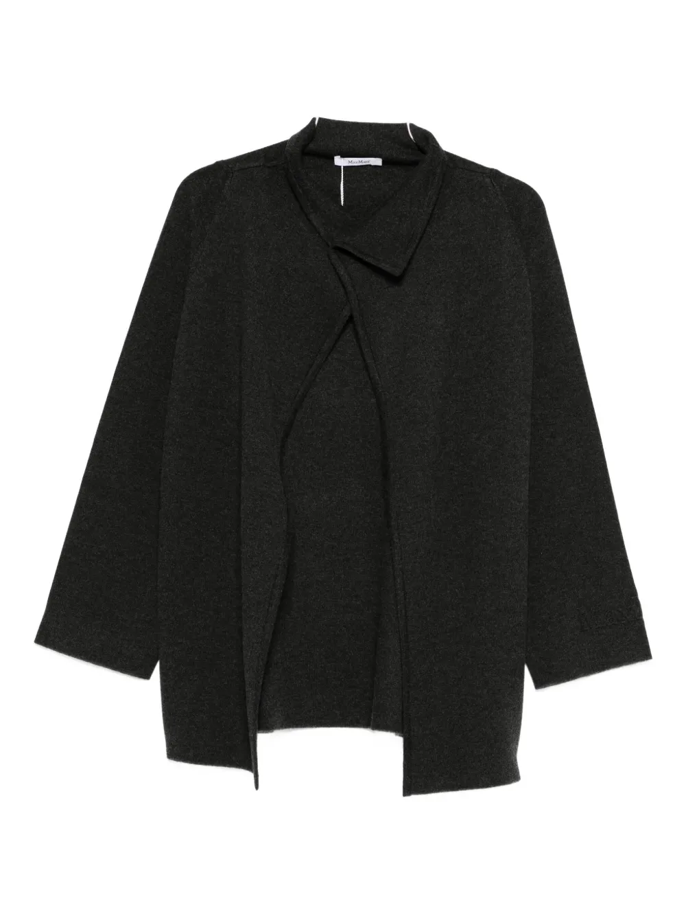 Max Mara Three Quarter Sleeve Jacket In Black