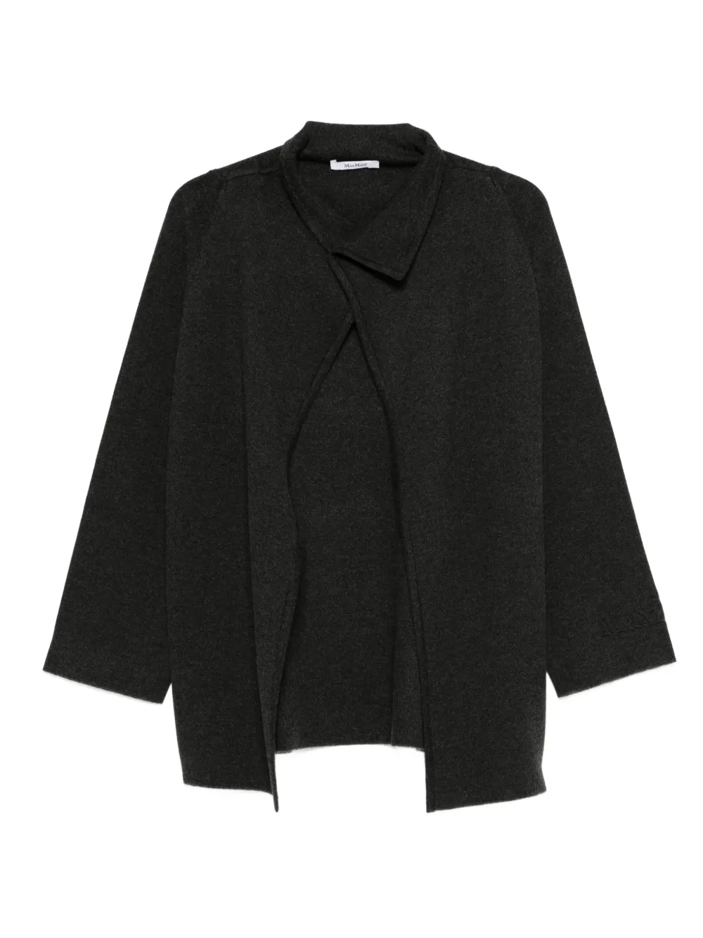 Max Mara Jack met asymmetrische kraag Grijs