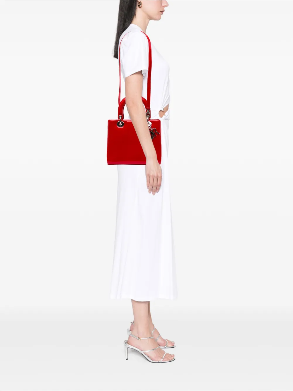 Christian Dior Pre-Owned 2015 mittelgroße Lady Dior Satchel-Tasche | Pre-owned & Archive | Image 2