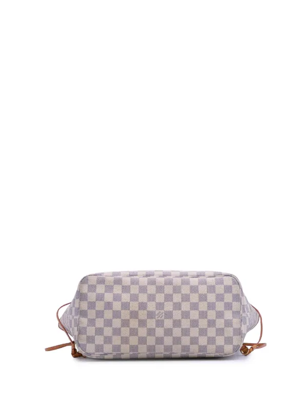 Louis Vuitton Pre-Owned 2009 Damier Azur Neverfull MM Tote Bag White  FARFETCH IN