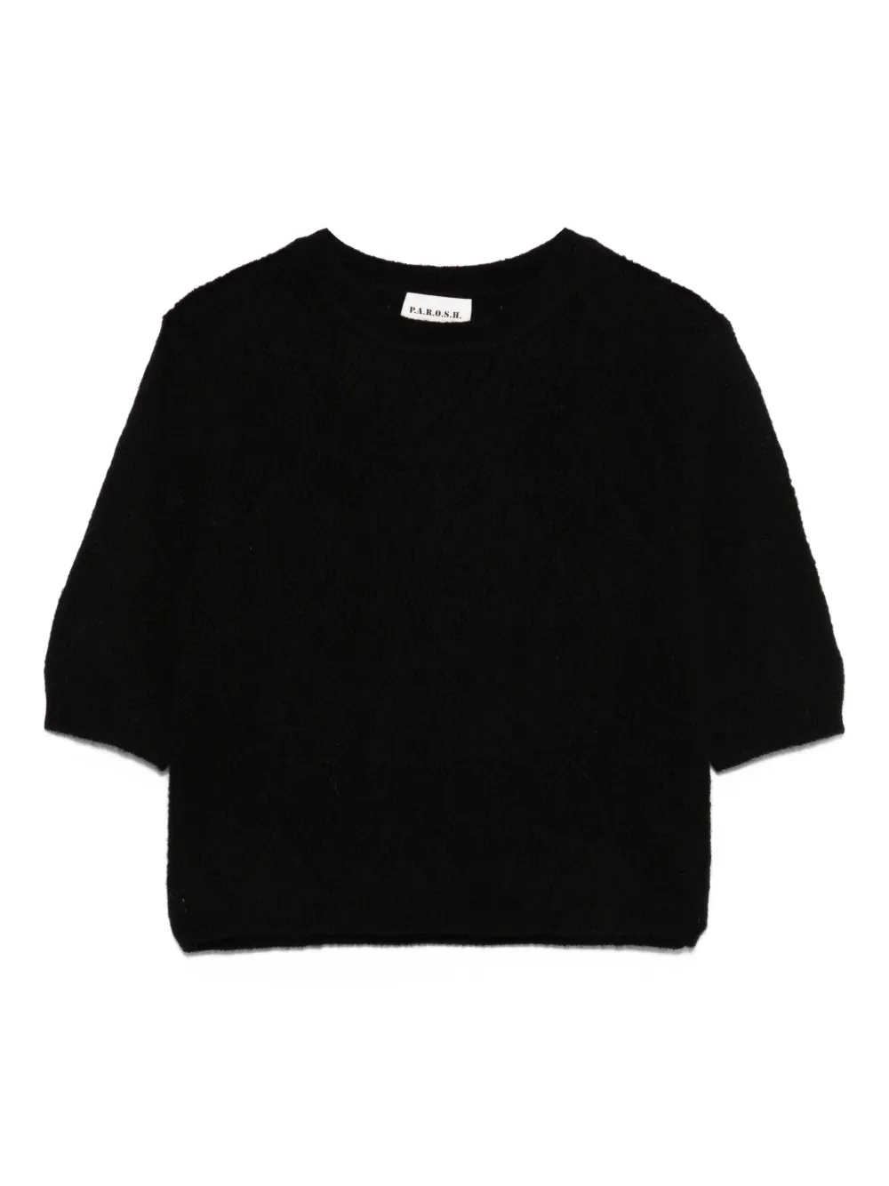 P.A.R.O.S.H. Sweater met ronde hals Zwart