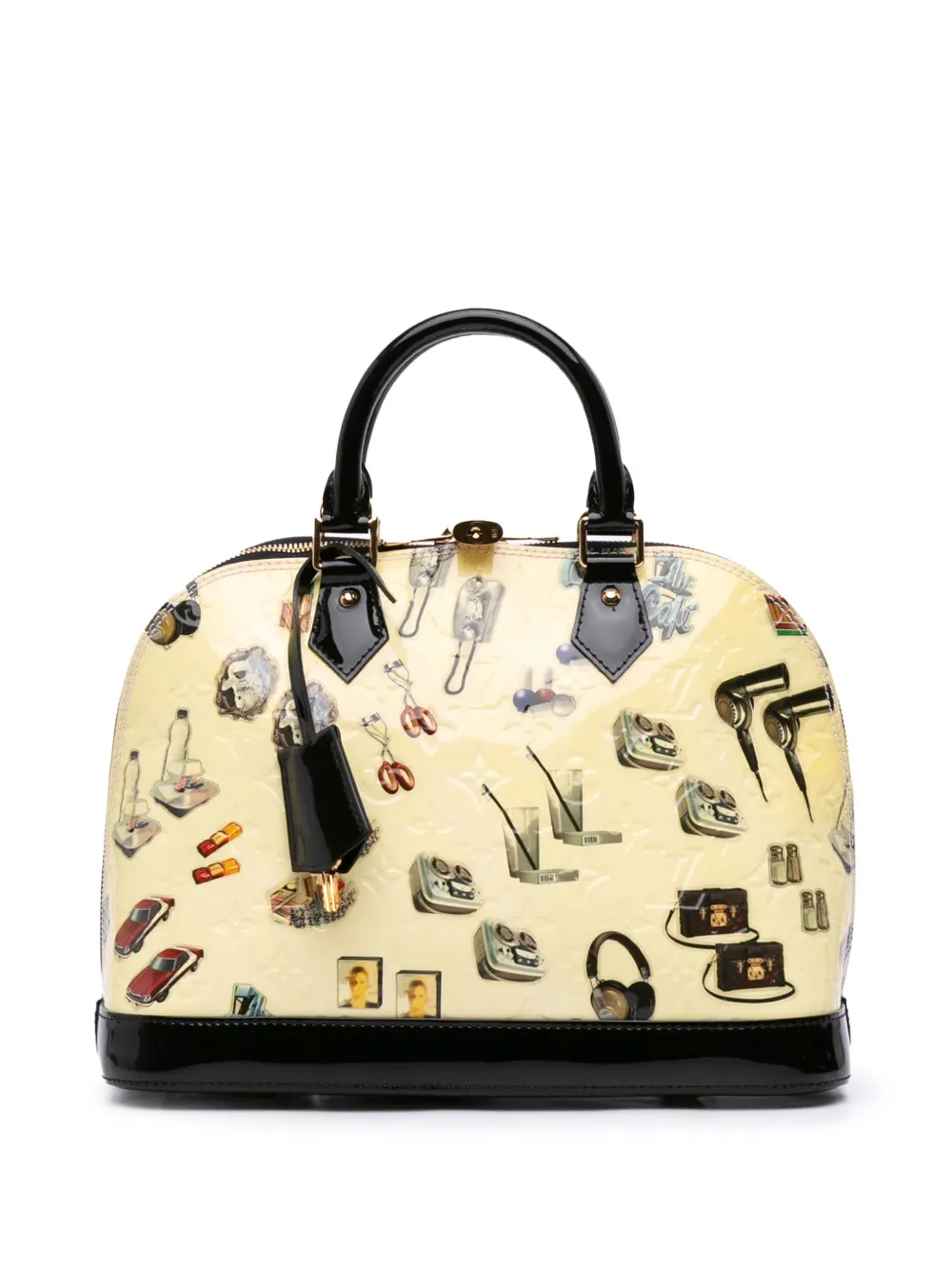 Louis Vuitton Pre-Owned 2015 Monogram Vernis Stickers Alma PM handbag Louis Vuitton Pre-Owned 2015 Monogram Vernis Stickers Alma PM handbag