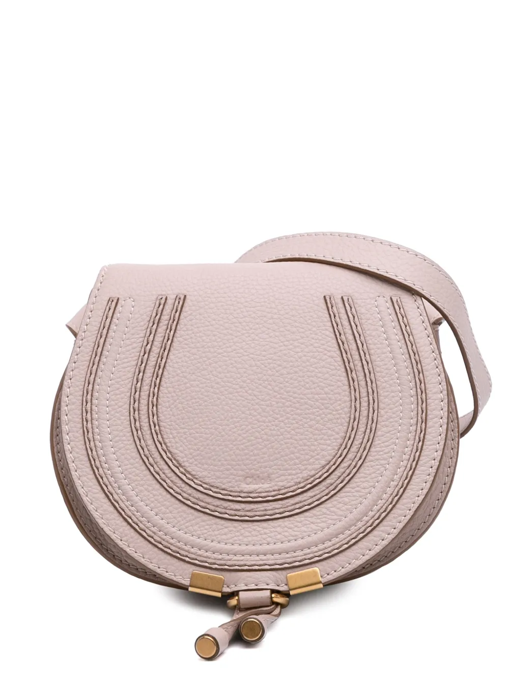 Chloé Pre-Owned 2018 Small Grained Leather Marcie Saddle crossbody bag Chloé Pre-Owned 2018 Small Grained Leather Marcie Saddle crossbody bag