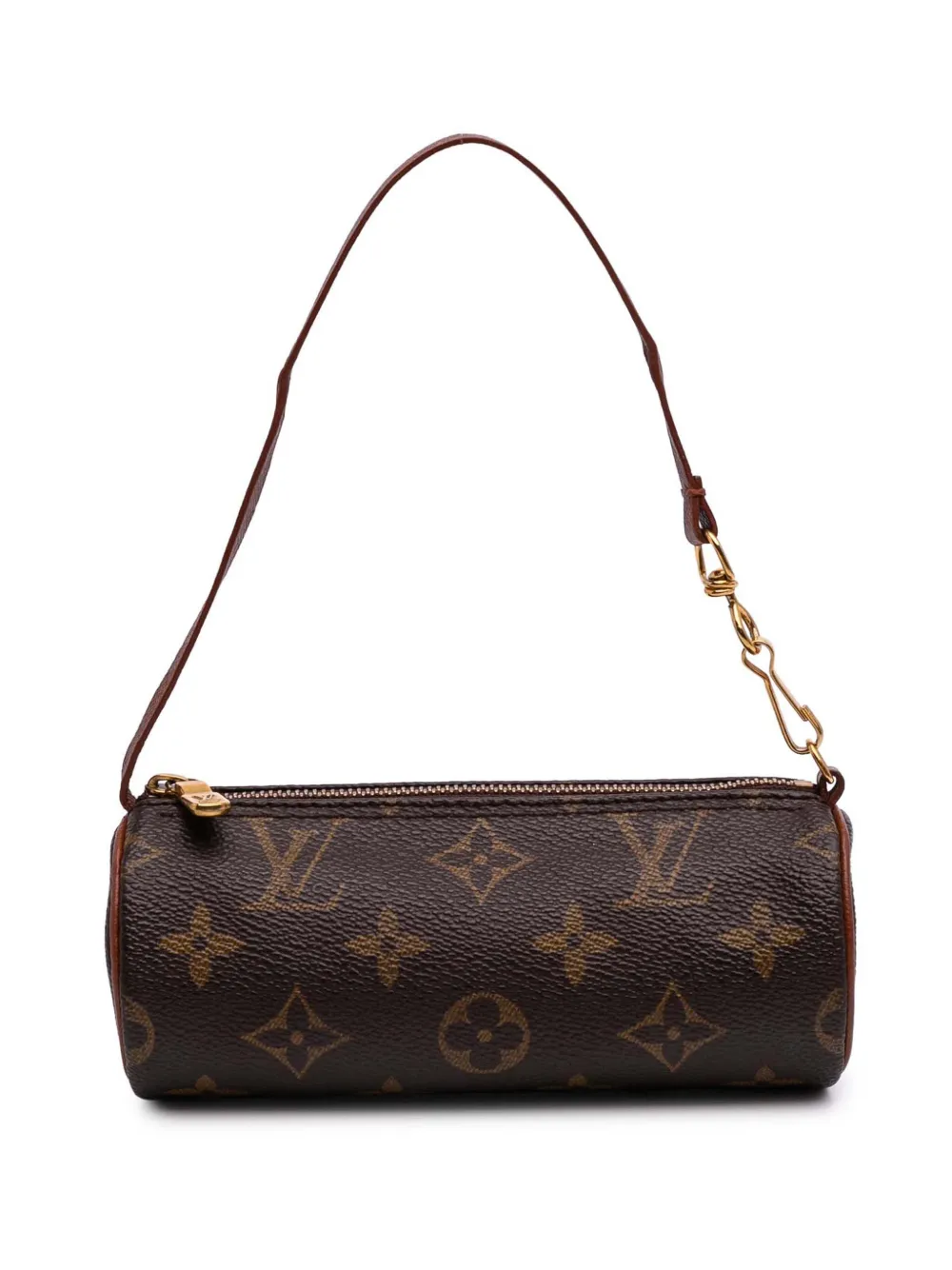 Louis Vuitton Pre-Owned 2000-2025 モノグラム パピヨン ポシェット ハンドバッグ - ブラウン Louis Vuitton Pre-Owned 2000-2025 モノグラム パピヨン ポシェット ハンドバッグ - ブラウン