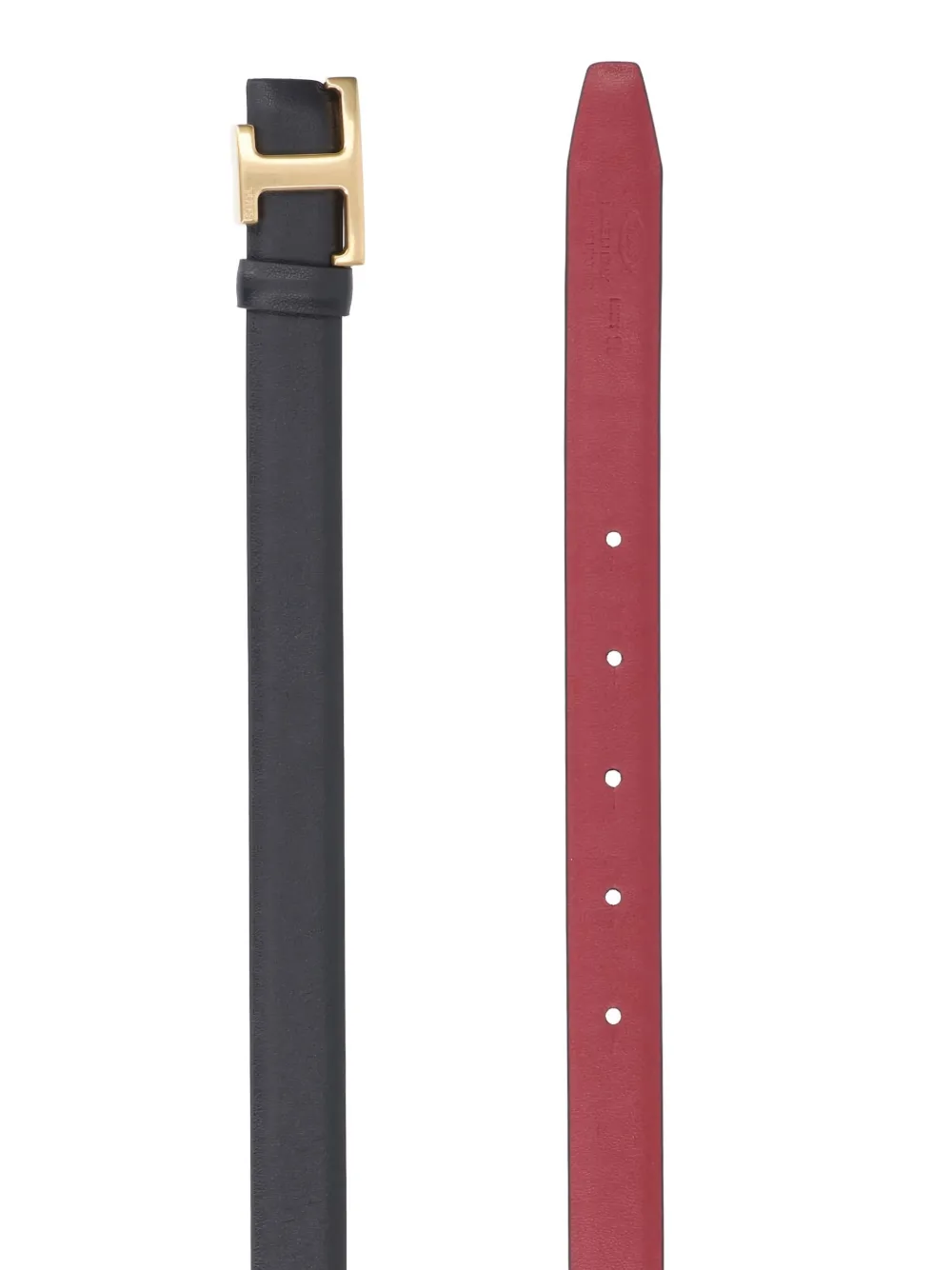 Tod's reversible T-buckle belt Zwart