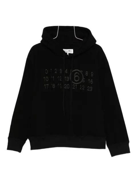 MM6 Maison Margiela Numeric logo hoodie