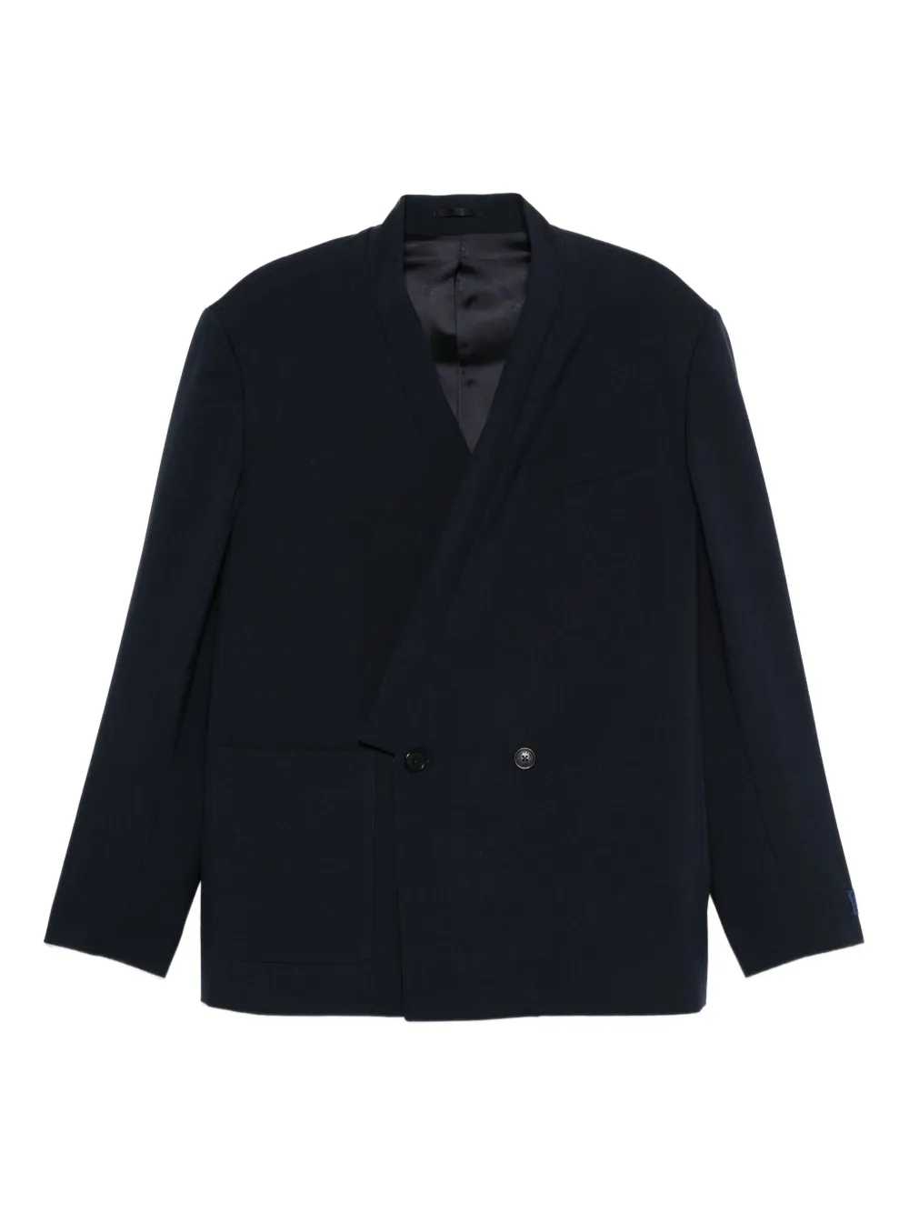 Kenzo asymmetric double-breasted jacket | Blue | Image 1