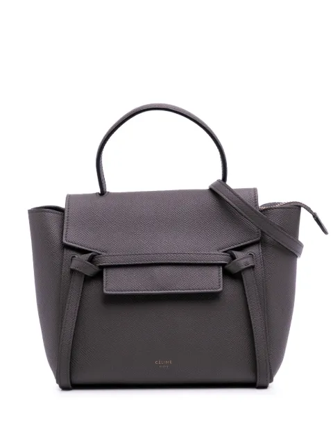 Celine Pre-Owned 2018 Nano Grained Calfskin Belt Bag satchel
