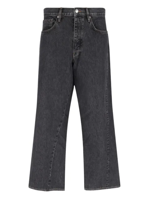 Sunflower logo-patch jeans
