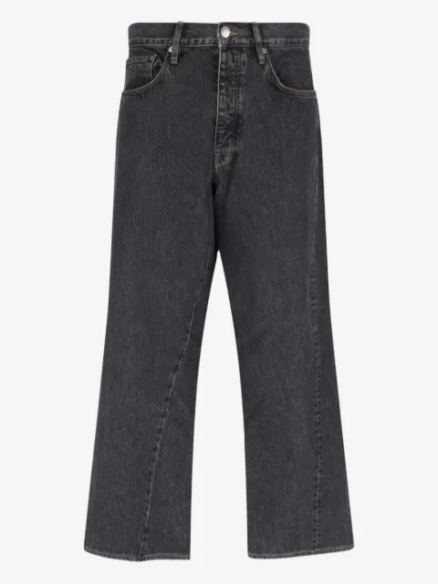 Sunflower logo-patch jeans