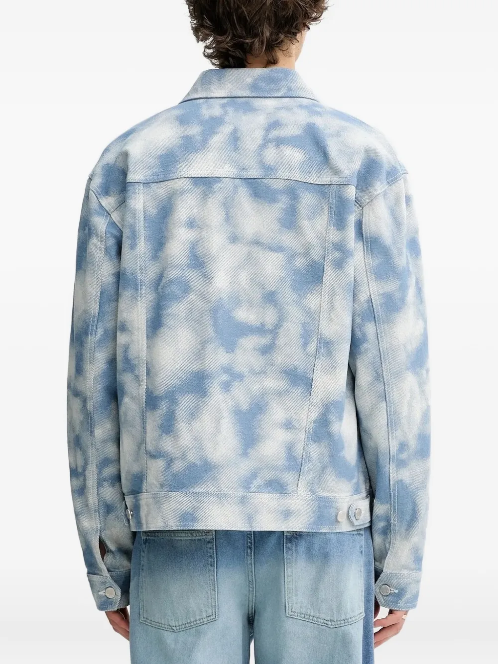 Les Deux Rally Cloud Denim Jacket In Blue