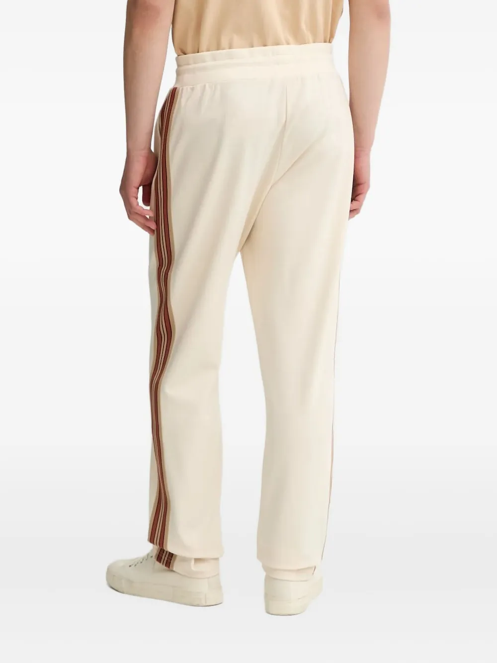 Les Deux stripe-detail sweatpants Beige