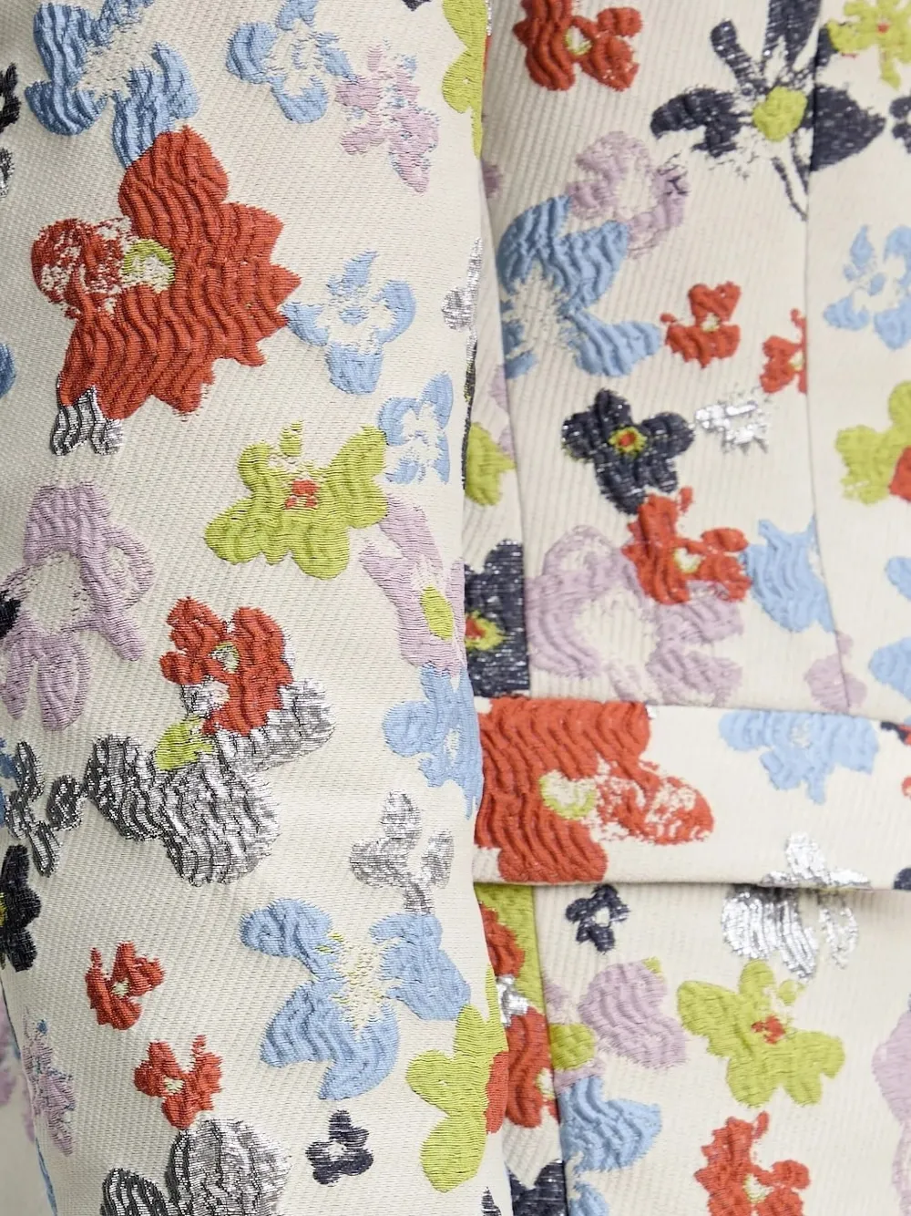 Stine Goya floral-brocade jacket Wit