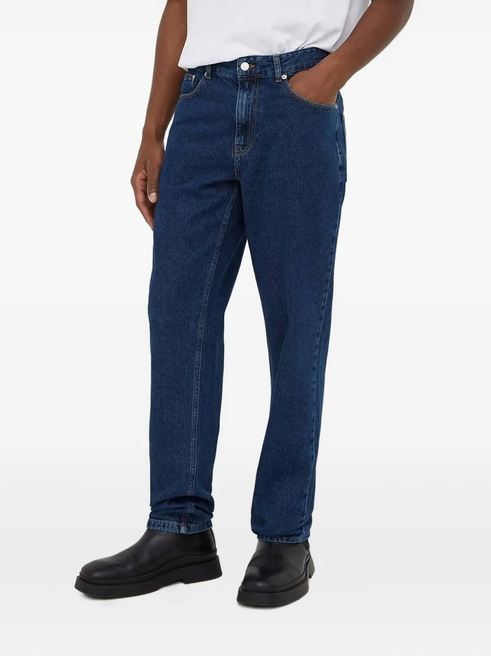Les Deux Straight jeans Blauw