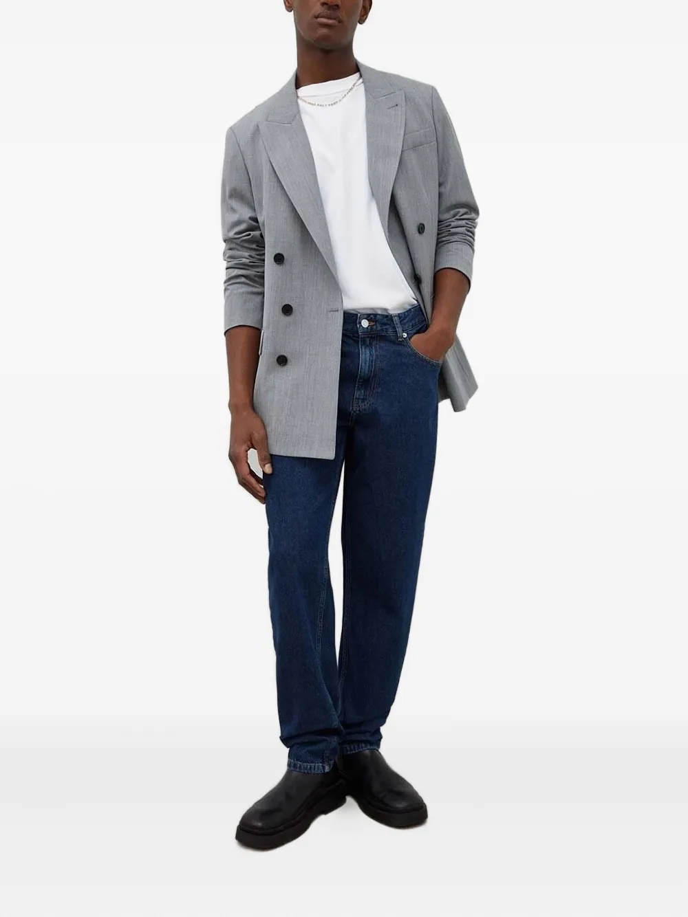Les Deux straight-leg jeans - Blauw