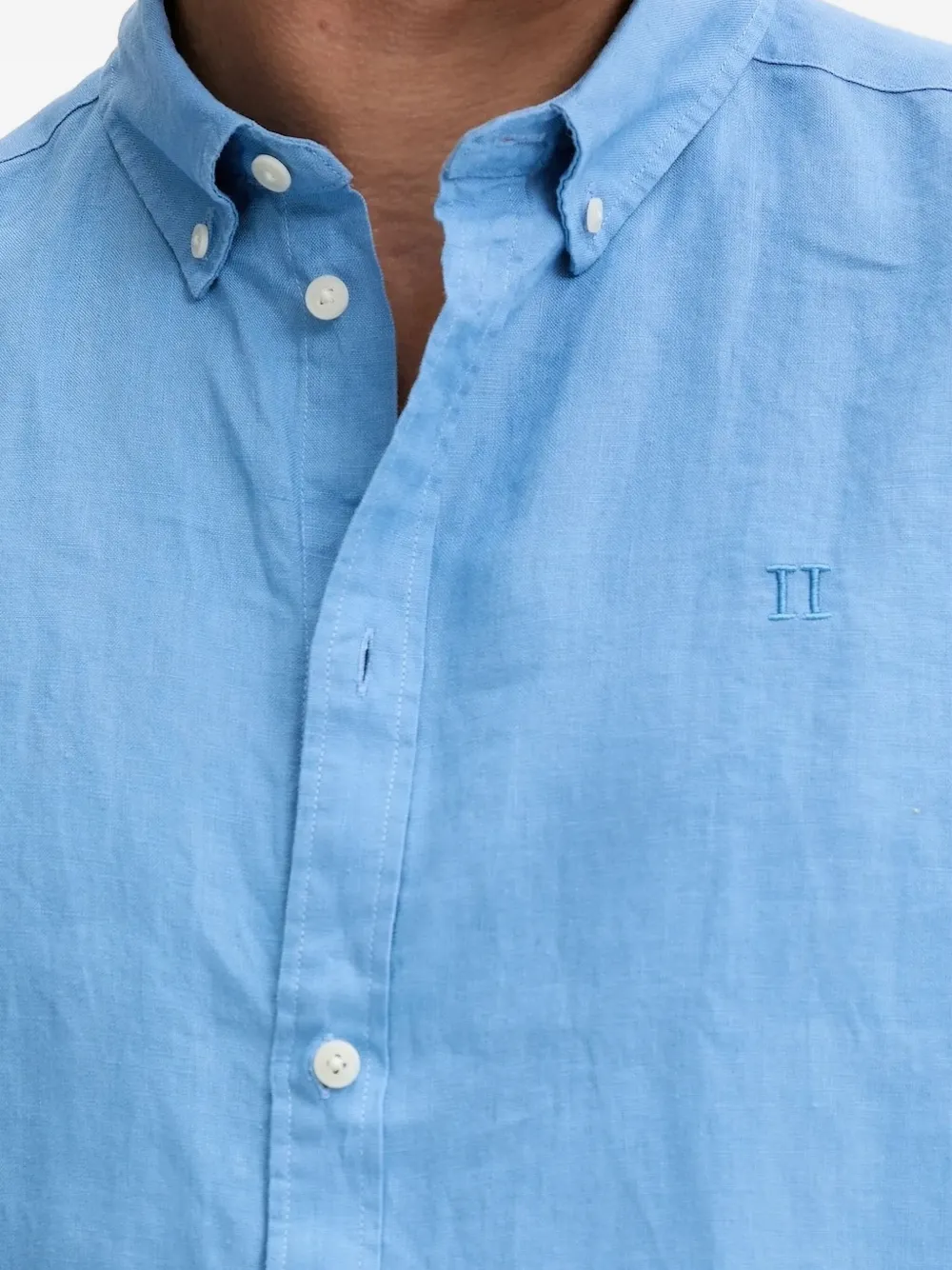 Les Deux Konrad Long Sleeves Shirt In Blue