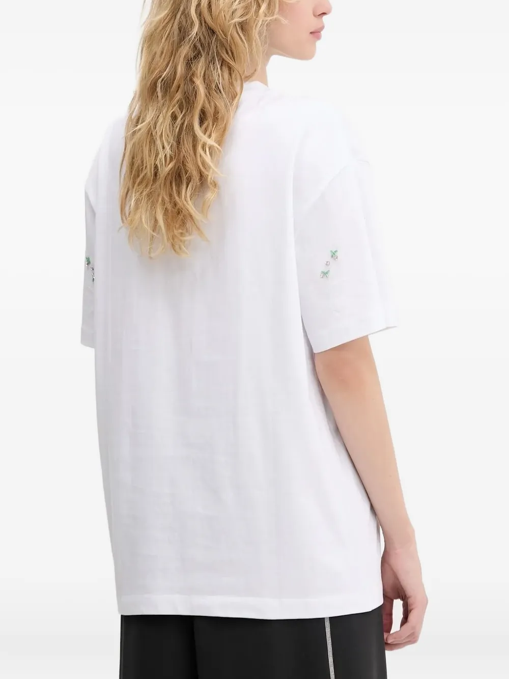Stine Goya embellished floral-print T-shirt | T-Shirts & Jersey Shirts | Image 2
