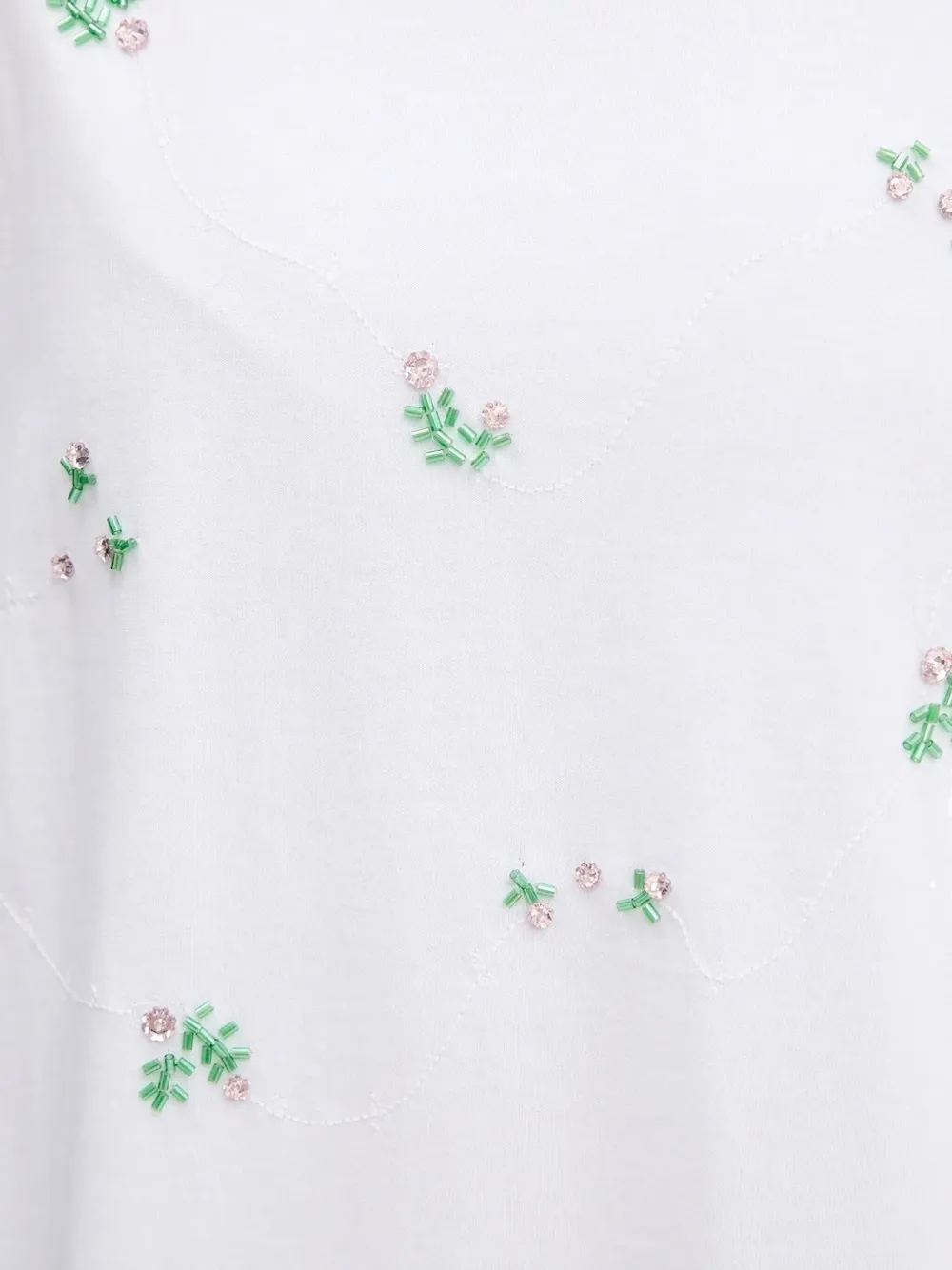 Stine Goya embellished floral-print T-shirt Wit