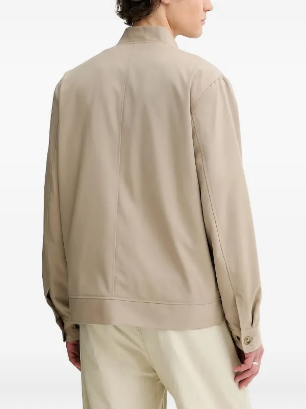 Les Deux zip-fastening Bomber Jacket | Neutrals | FARFETCH