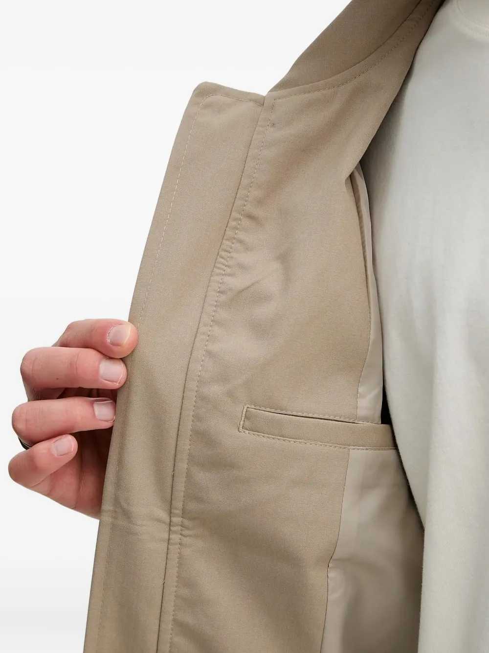 Les Deux zip-fastening bomber jacket Beige
