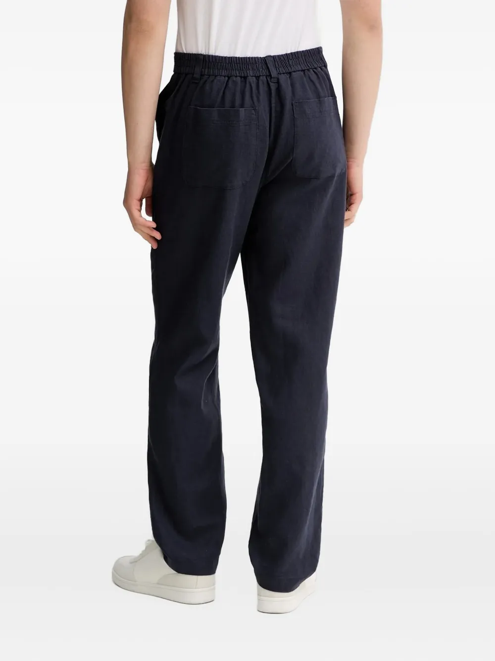 Les Deux Pino broek met elastische taille - Blauw