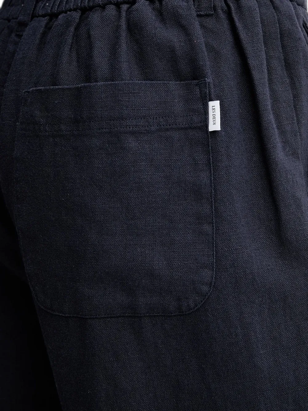 Les Deux Pino broek met elastische taille Blauw