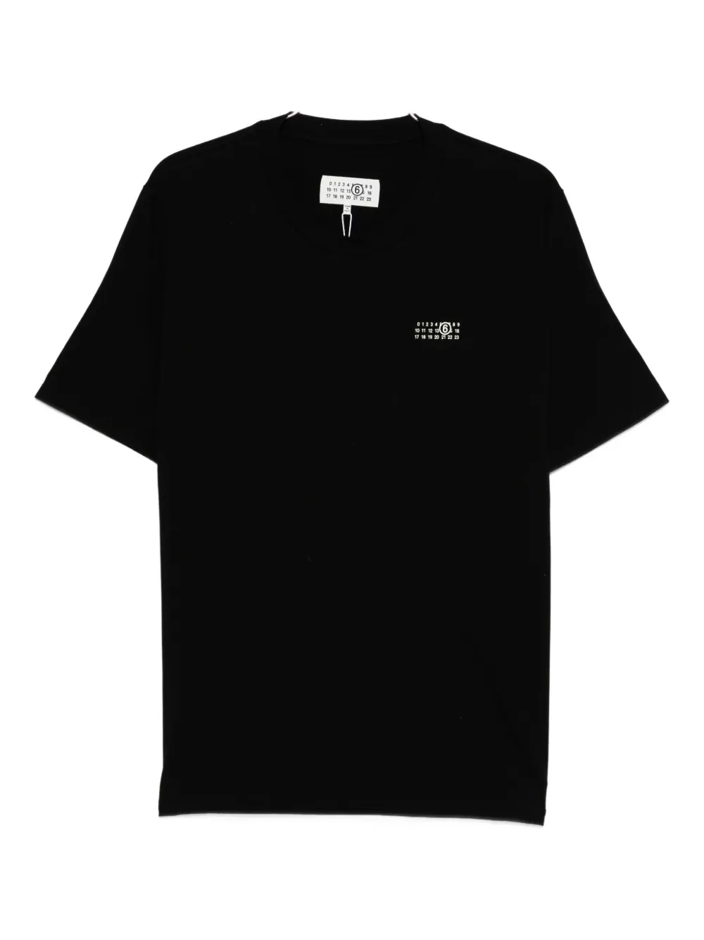MM6 Maison Margiela Numeric logo T-shirt - ブラック MM6 Maison Margiela Numeric logo T-shirt - ブラック