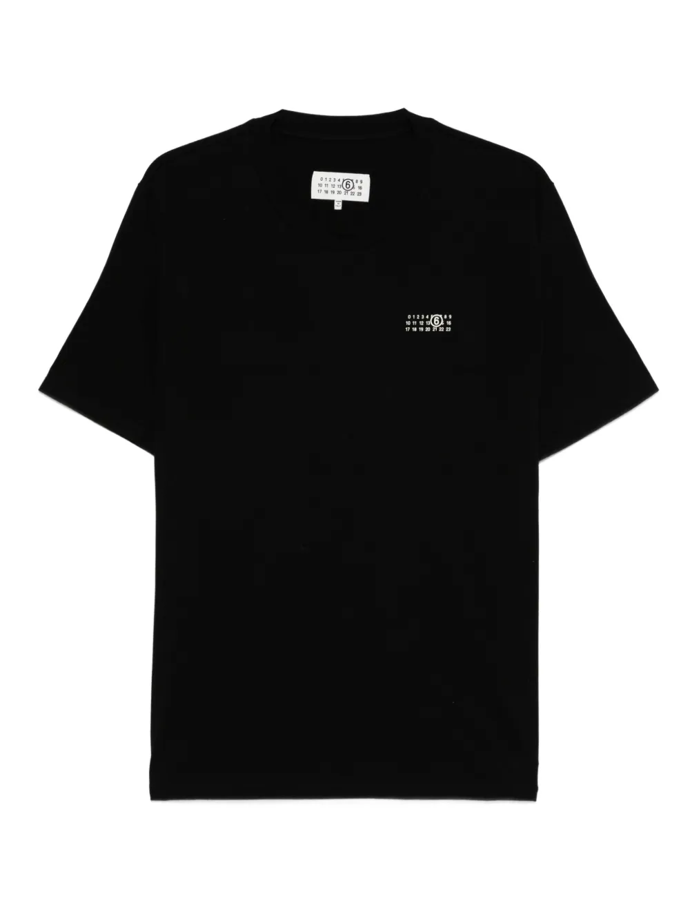 MM6 Maison Margiela T-shirt met logo Zwart