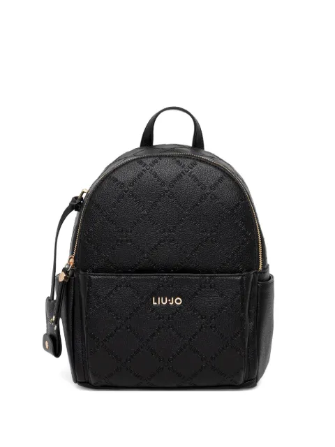 LIU JO monogram-embossed backpack