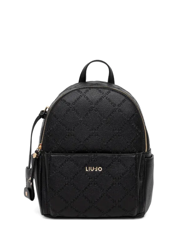 ●ILLIGO● Heart Quilted Backpack Black 5010515930 Cookies Quilted Backpack - Exotic Blvd