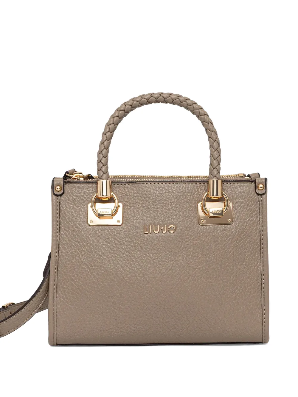LIU JO braided-handle satchel Bruin