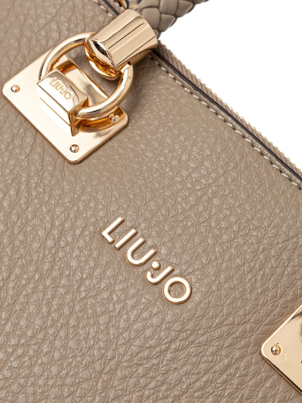 LIU JO braided-handle satchel Bruin