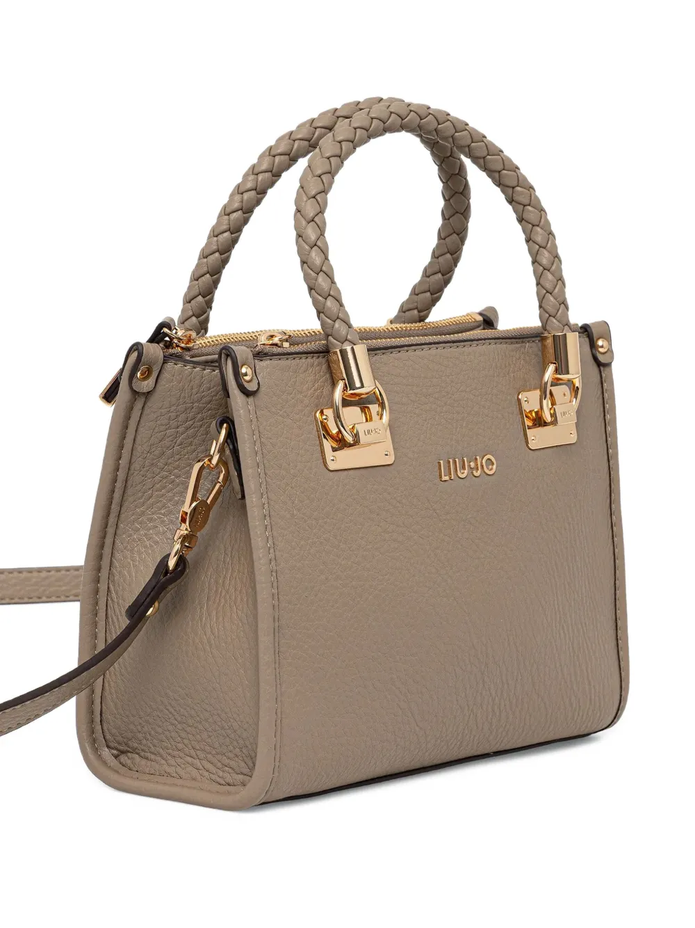 LIU JO braided-handle satchel Bruin