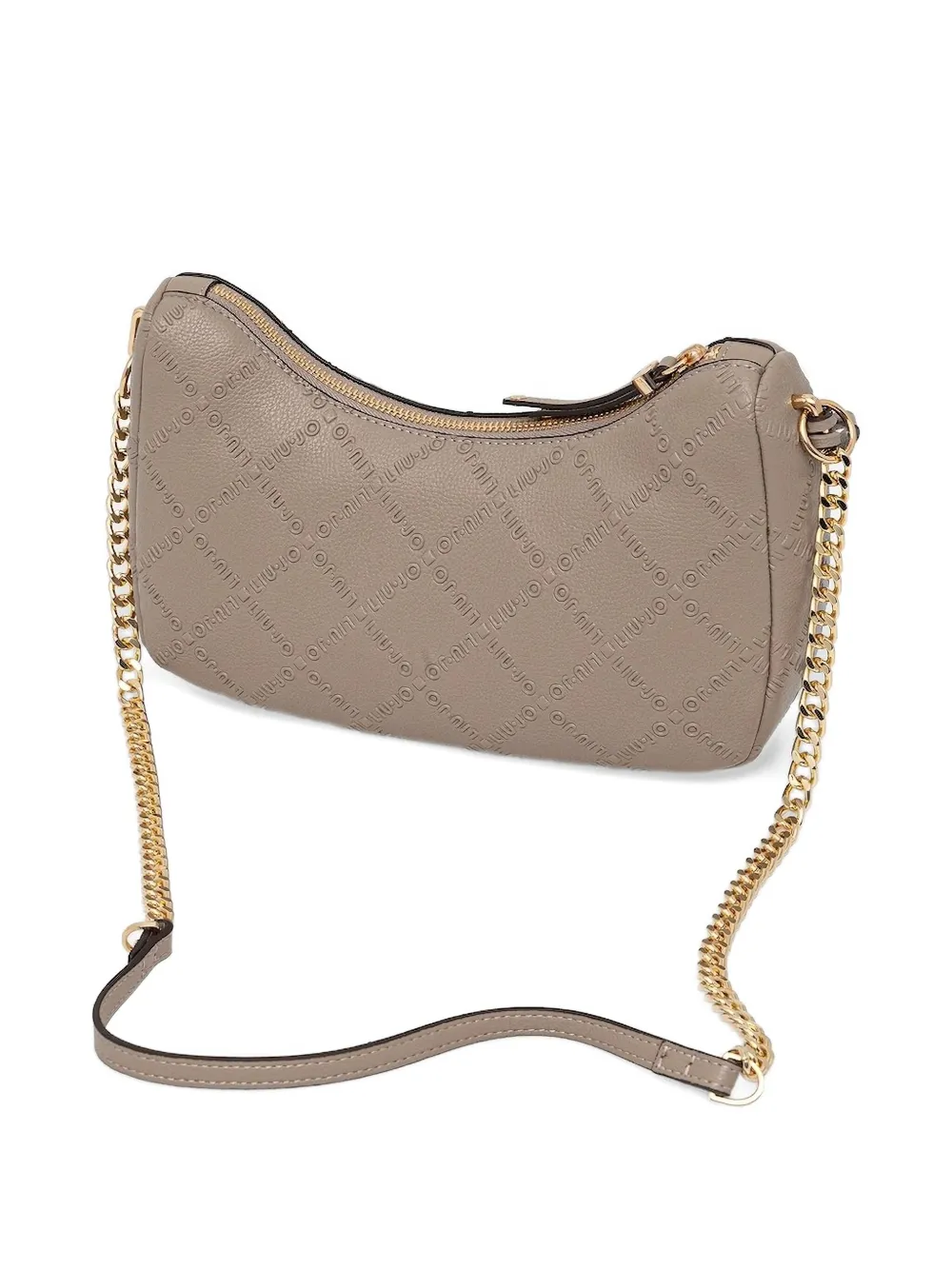 LIU JO logo-plaque chain shoulder bag Bruin