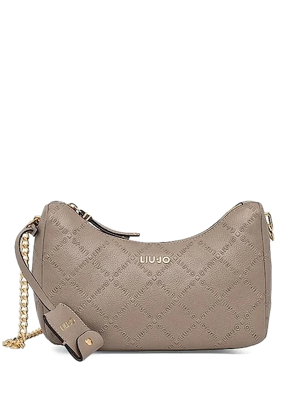 LIU JO logo-plaque chain shoulder bag | Brown | Image 1